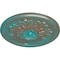 Ekena Millwork Legacy Acanthus Ceiling Medallion (Canopies up to 3 1/2"), 12 3/4"OD x 7/8"P, Copper Green Patina CM12LECGS - alternate 2